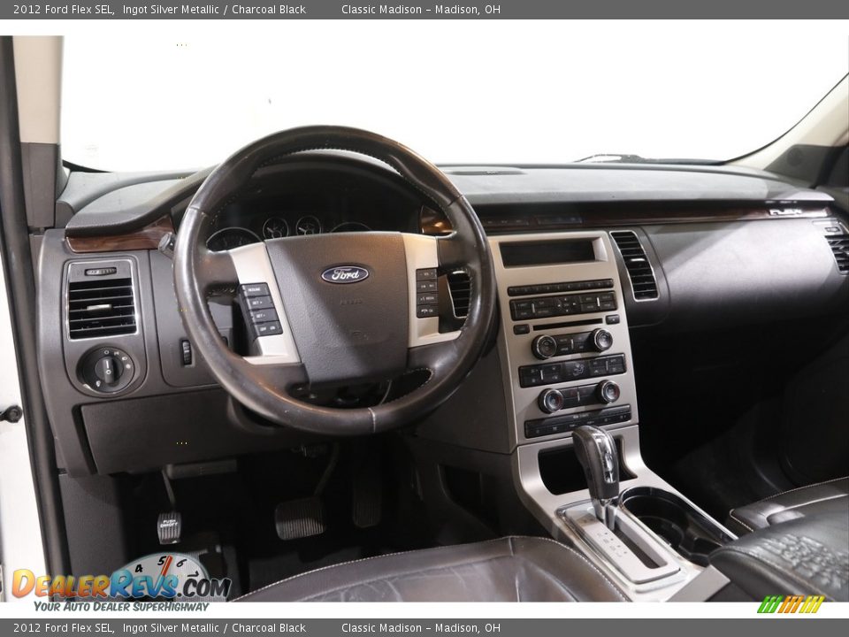 2012 Ford Flex SEL Ingot Silver Metallic / Charcoal Black Photo #6