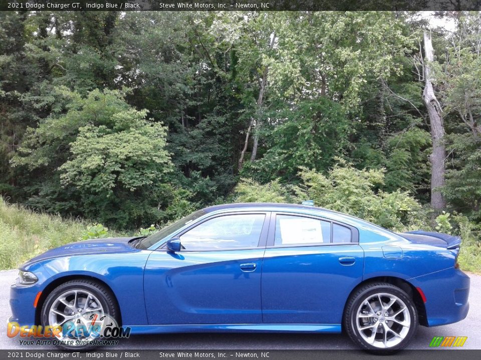 2021 Dodge Charger GT Indigo Blue / Black Photo #1