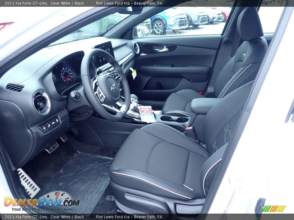 2021 Kia Forte GT-Line Clear White / Black Photo #13
