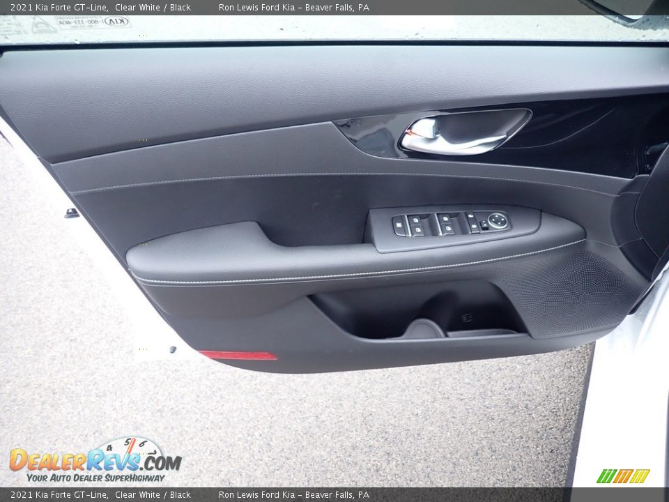 2021 Kia Forte GT-Line Clear White / Black Photo #14