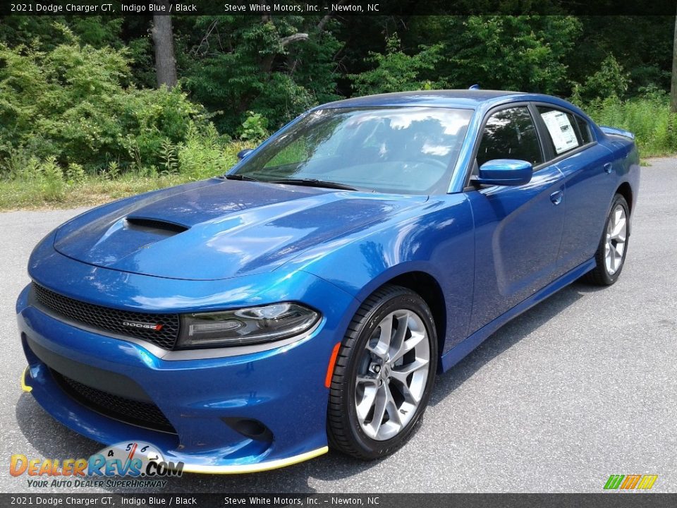 2021 Dodge Charger GT Indigo Blue / Black Photo #2