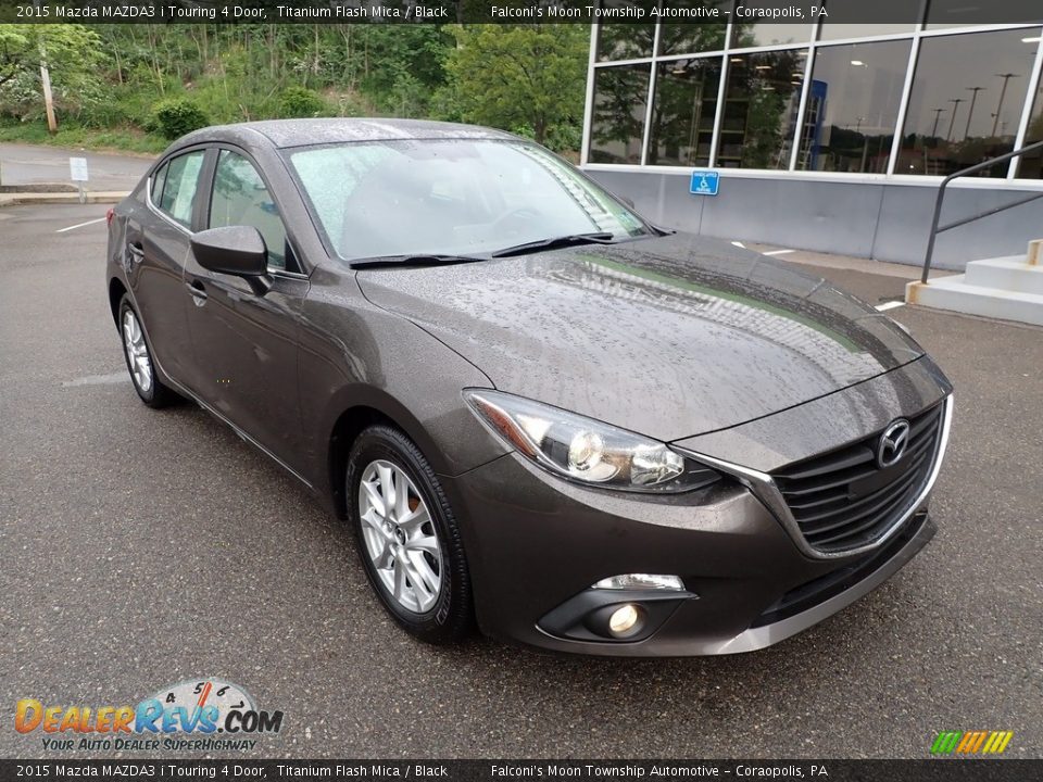 Front 3/4 View of 2015 Mazda MAZDA3 i Touring 4 Door Photo #9