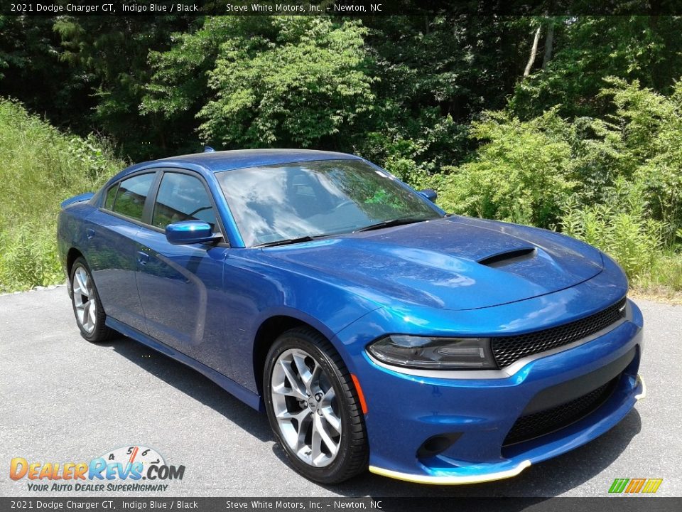 2021 Dodge Charger GT Indigo Blue / Black Photo #4