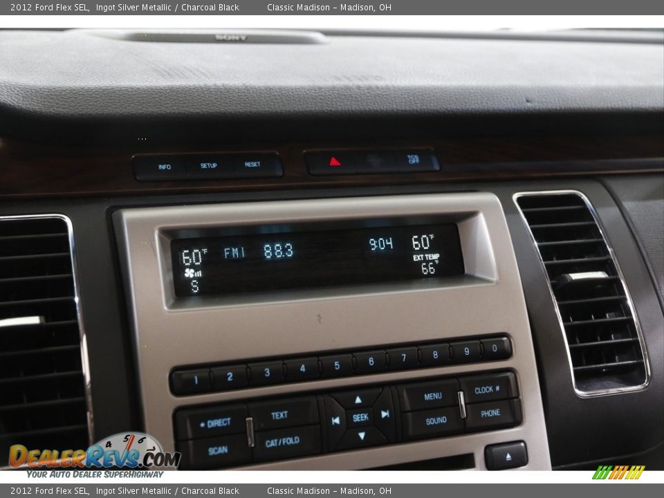 2012 Ford Flex SEL Ingot Silver Metallic / Charcoal Black Photo #11