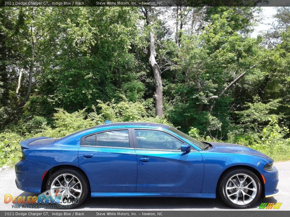 2021 Dodge Charger GT Indigo Blue / Black Photo #5