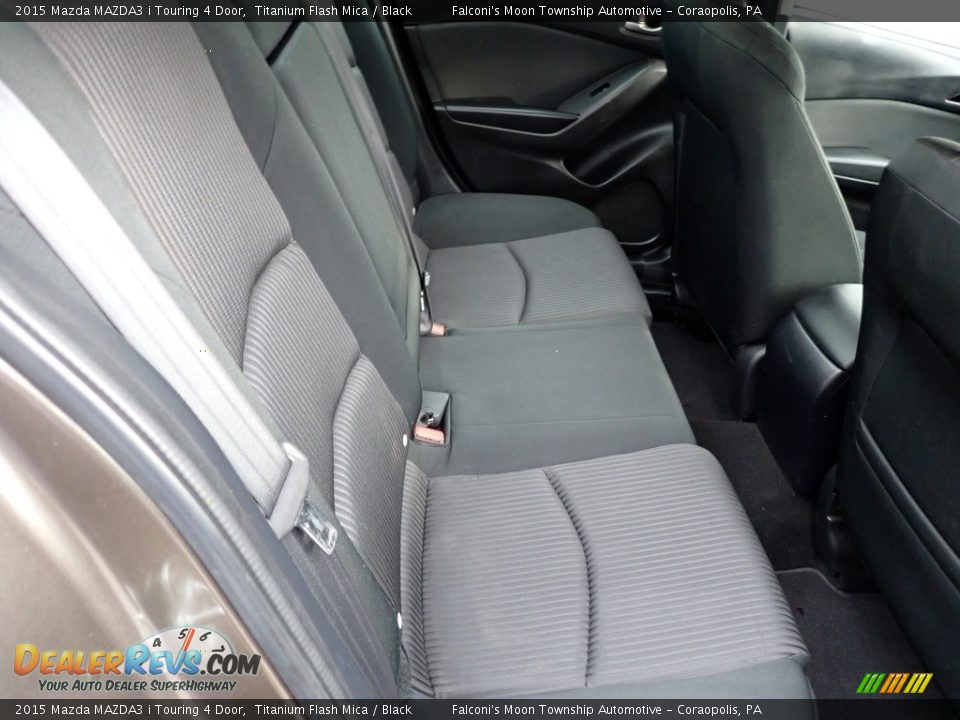 Rear Seat of 2015 Mazda MAZDA3 i Touring 4 Door Photo #14