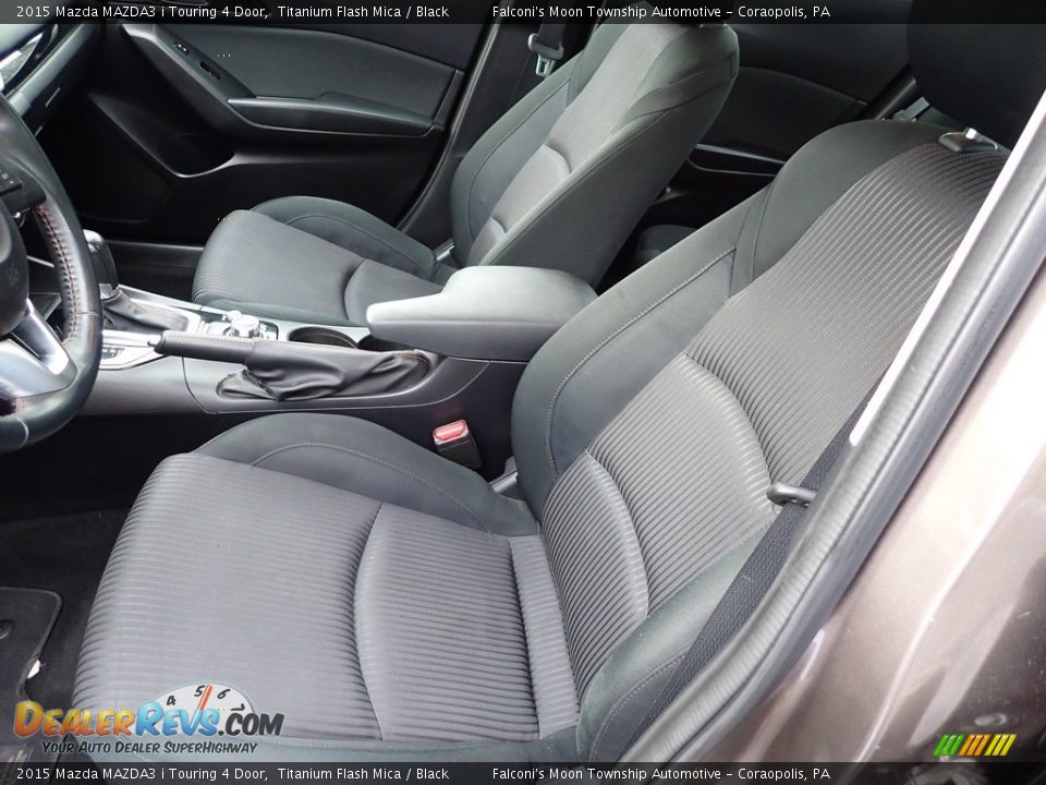 2015 Mazda MAZDA3 i Touring 4 Door Titanium Flash Mica / Black Photo #15