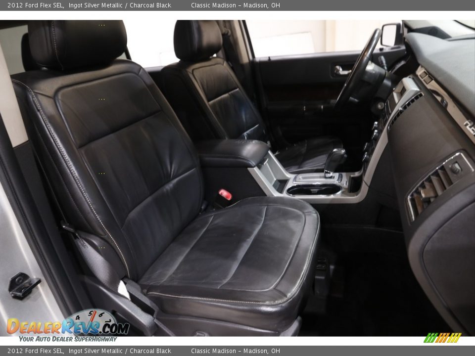 2012 Ford Flex SEL Ingot Silver Metallic / Charcoal Black Photo #14