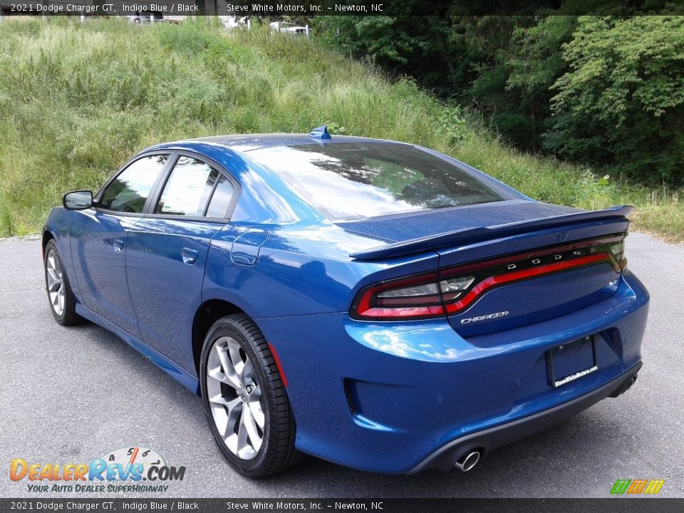 2021 Dodge Charger GT Indigo Blue / Black Photo #8