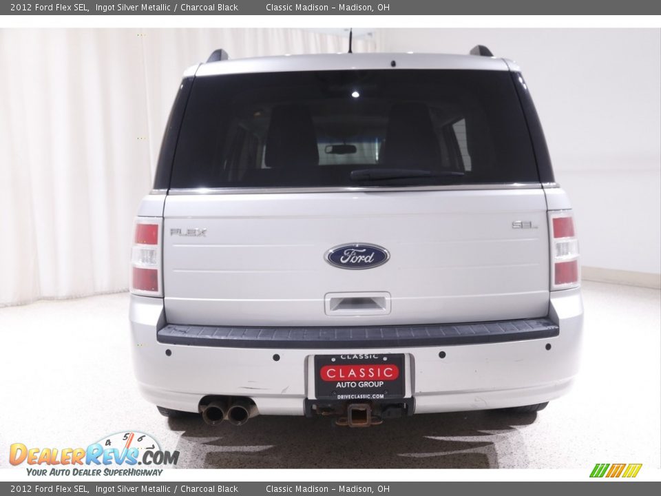 2012 Ford Flex SEL Ingot Silver Metallic / Charcoal Black Photo #18