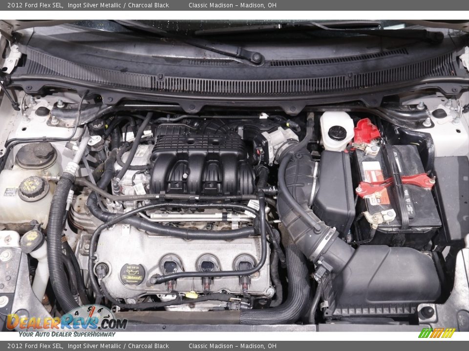 2012 Ford Flex SEL Ingot Silver Metallic / Charcoal Black Photo #19