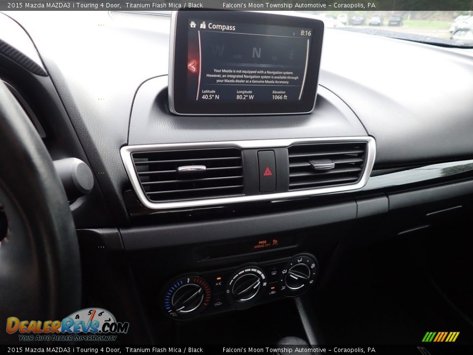 2015 Mazda MAZDA3 i Touring 4 Door Titanium Flash Mica / Black Photo #25