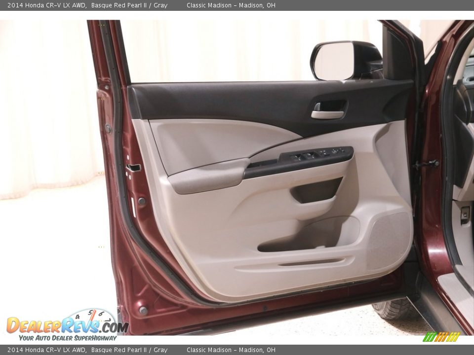 2014 Honda CR-V LX AWD Basque Red Pearl II / Gray Photo #4