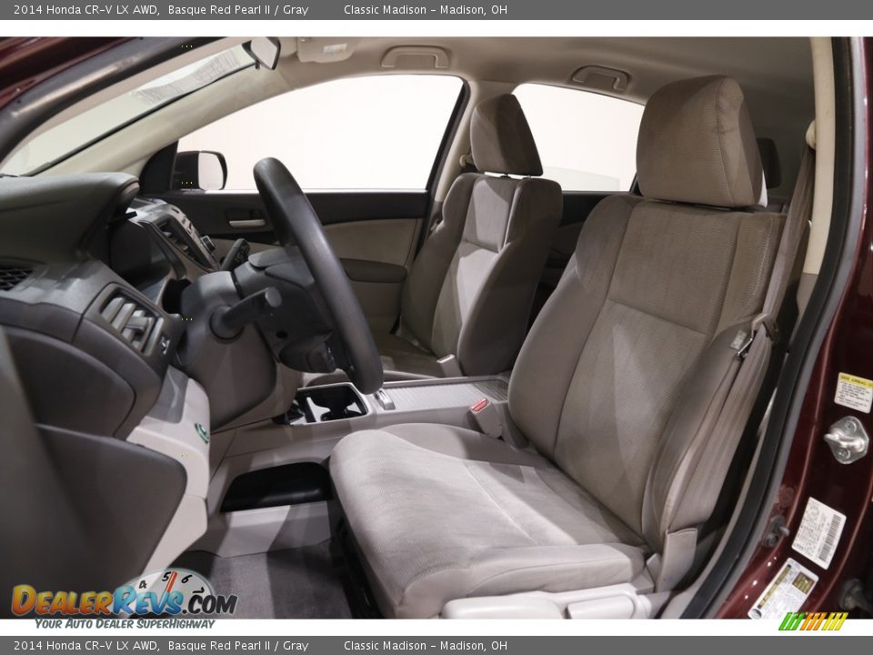 2014 Honda CR-V LX AWD Basque Red Pearl II / Gray Photo #5