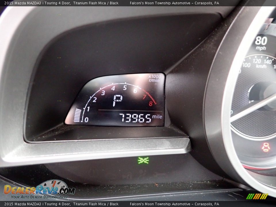 2015 Mazda MAZDA3 i Touring 4 Door Titanium Flash Mica / Black Photo #27