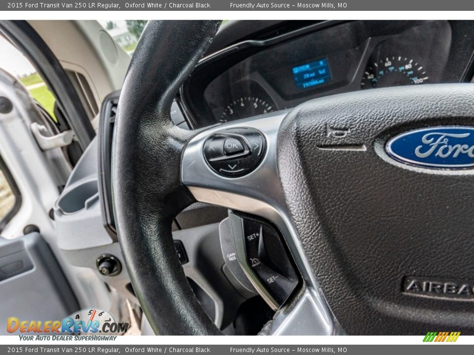 2015 Ford Transit Van 250 LR Regular Oxford White / Charcoal Black Photo #34