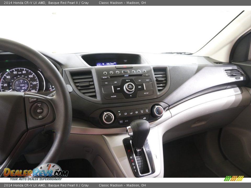 2014 Honda CR-V LX AWD Basque Red Pearl II / Gray Photo #9