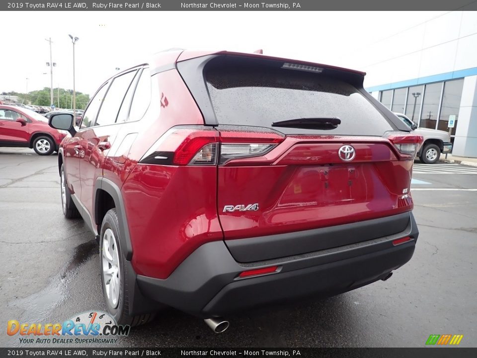 2019 Toyota RAV4 LE AWD Ruby Flare Pearl / Black Photo #5