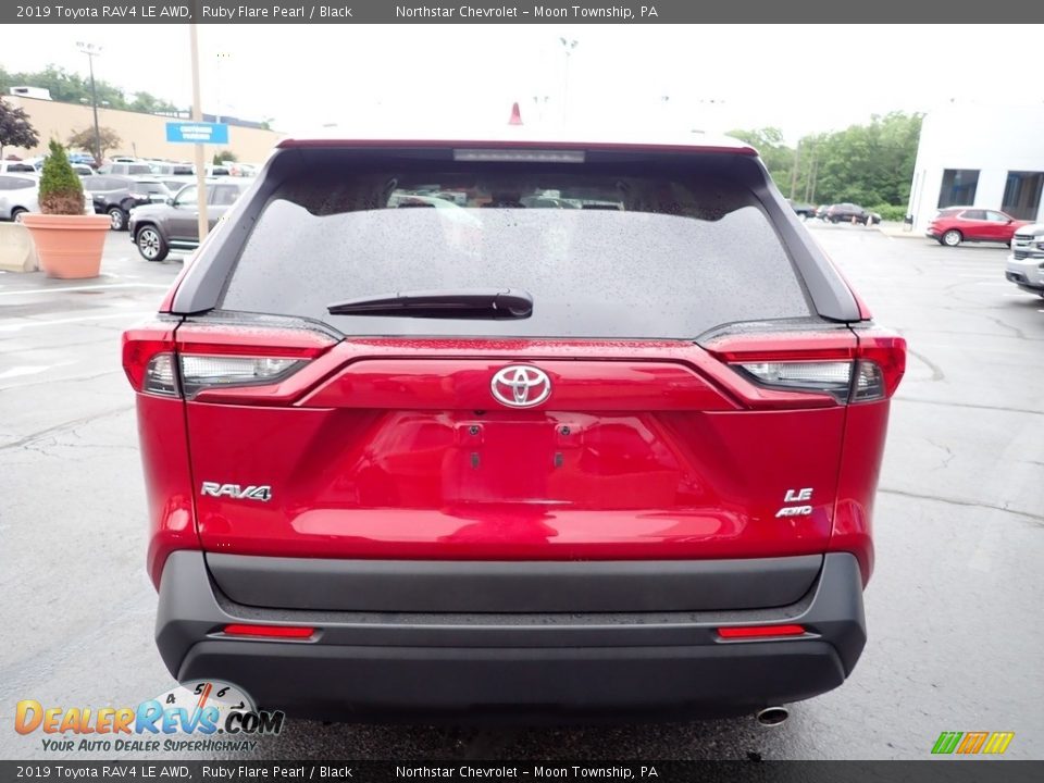 2019 Toyota RAV4 LE AWD Ruby Flare Pearl / Black Photo #6