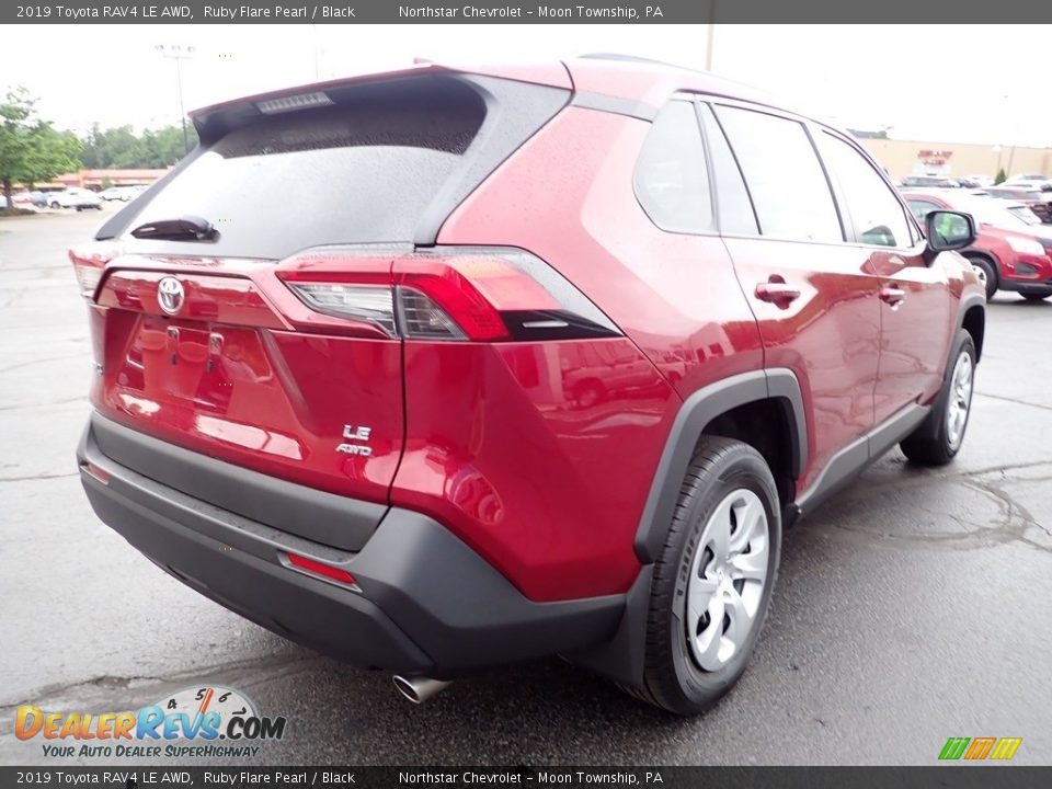 2019 Toyota RAV4 LE AWD Ruby Flare Pearl / Black Photo #8