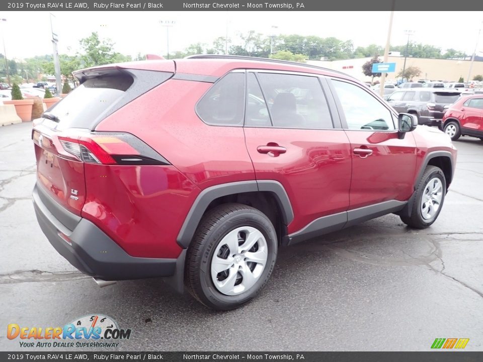 2019 Toyota RAV4 LE AWD Ruby Flare Pearl / Black Photo #9