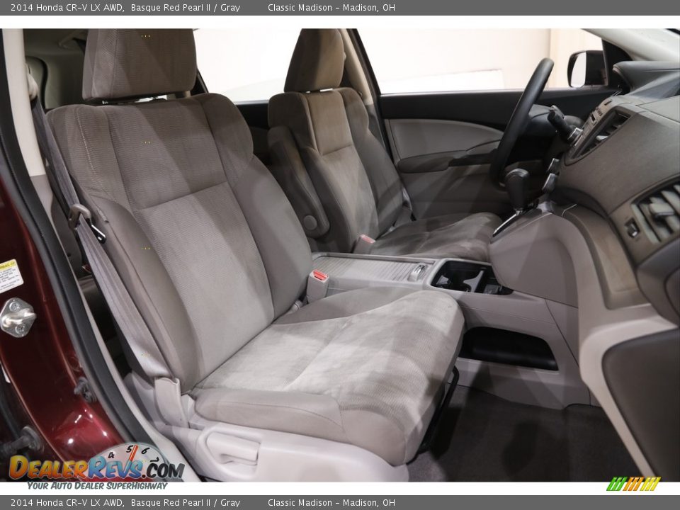 2014 Honda CR-V LX AWD Basque Red Pearl II / Gray Photo #16