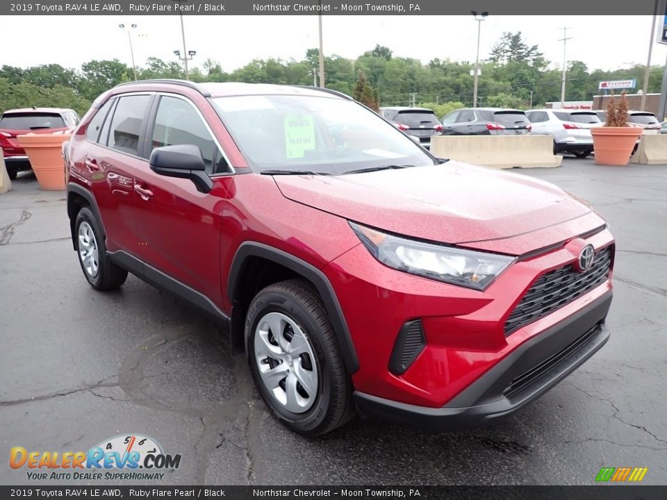 2019 Toyota RAV4 LE AWD Ruby Flare Pearl / Black Photo #11