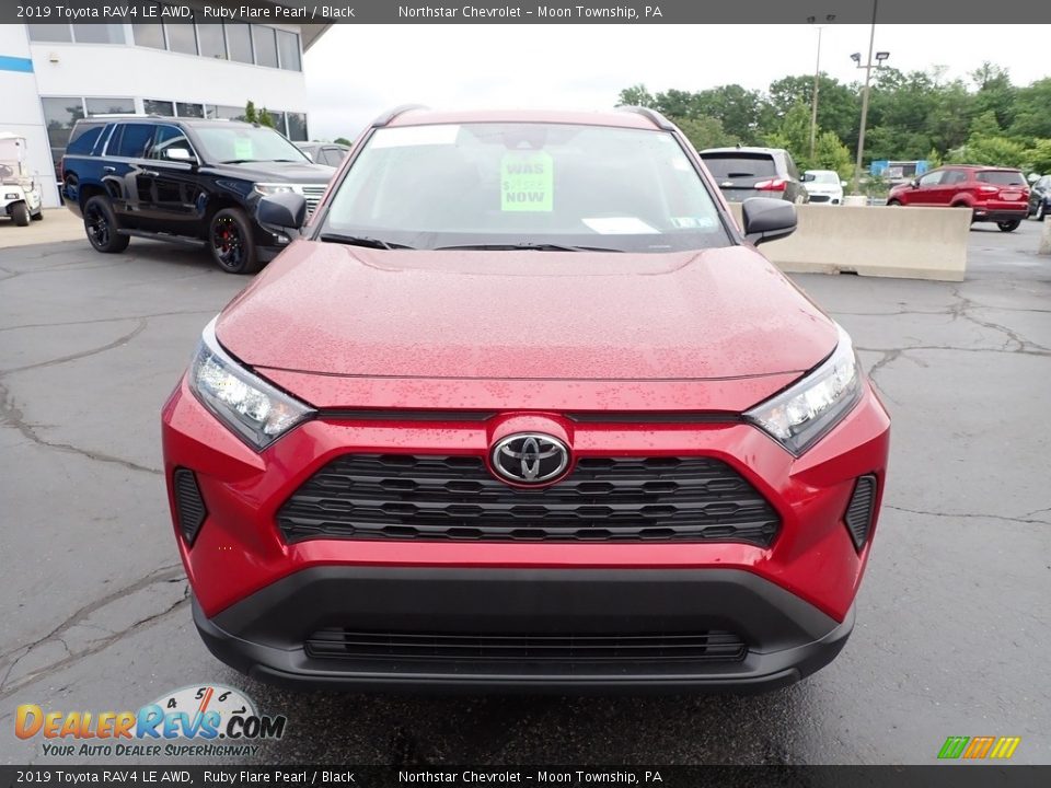 2019 Toyota RAV4 LE AWD Ruby Flare Pearl / Black Photo #13