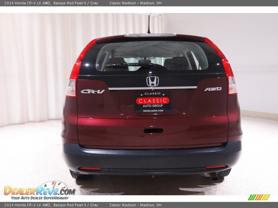 2014 Honda CR-V LX AWD Basque Red Pearl II / Gray Photo #19