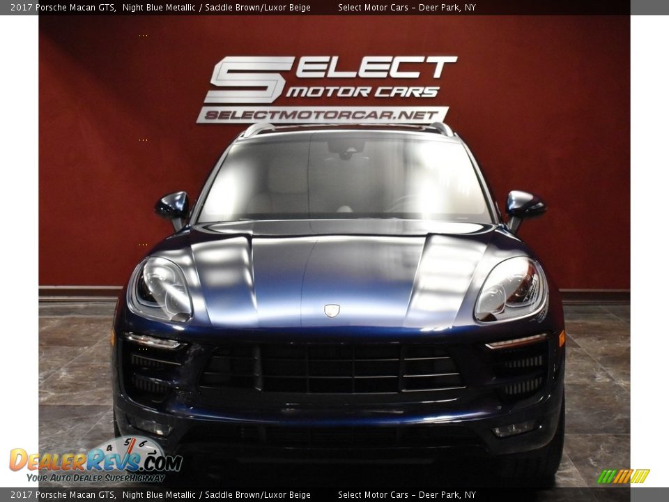 2017 Porsche Macan GTS Night Blue Metallic / Saddle Brown/Luxor Beige Photo #2