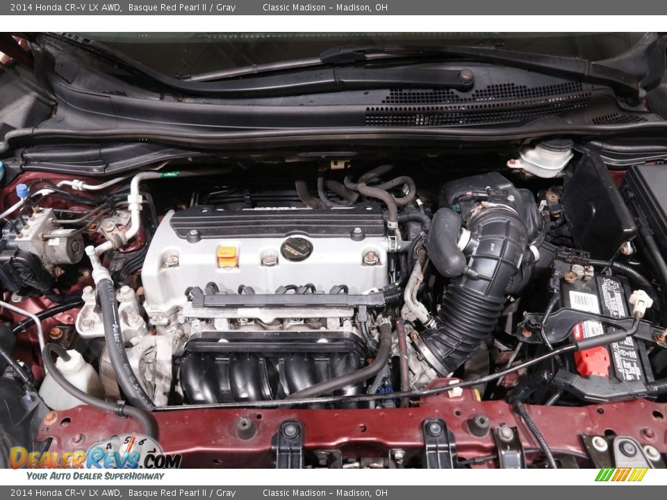 2014 Honda CR-V LX AWD Basque Red Pearl II / Gray Photo #20