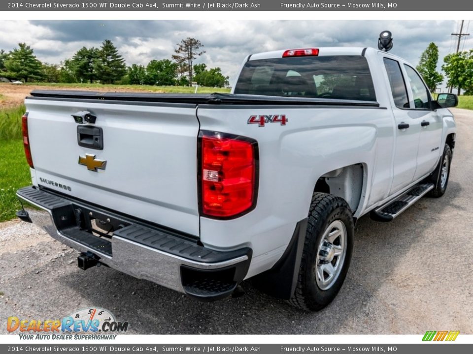 2014 Chevrolet Silverado 1500 WT Double Cab 4x4 Summit White / Jet Black/Dark Ash Photo #4