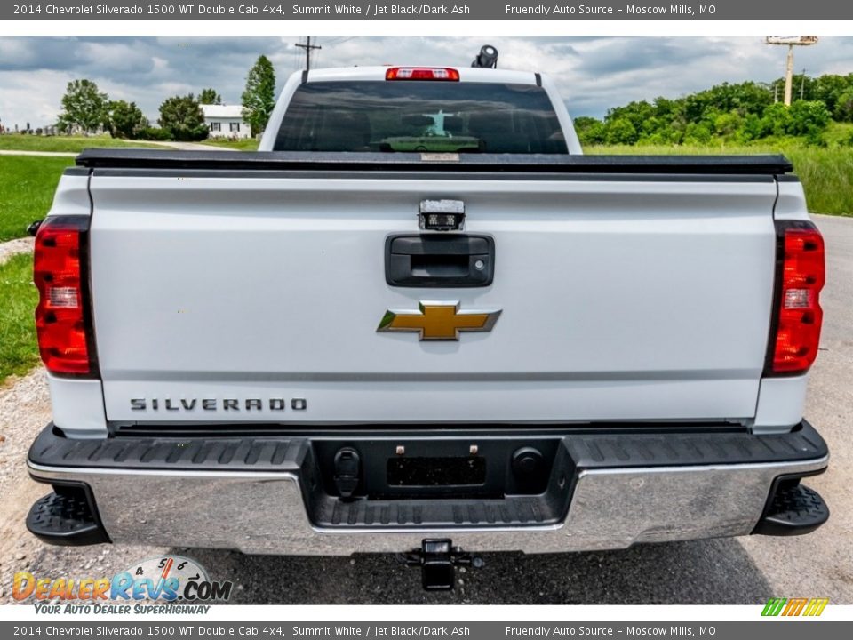2014 Chevrolet Silverado 1500 WT Double Cab 4x4 Summit White / Jet Black/Dark Ash Photo #5