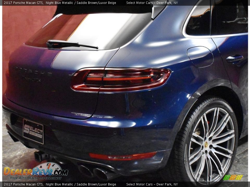 2017 Porsche Macan GTS Night Blue Metallic / Saddle Brown/Luxor Beige Photo #5