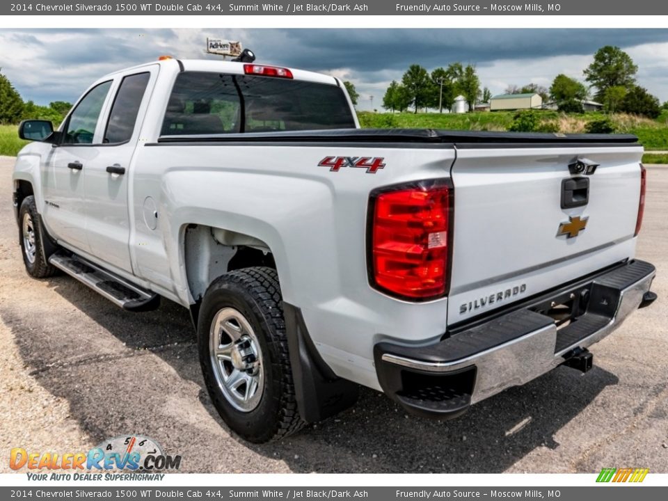 2014 Chevrolet Silverado 1500 WT Double Cab 4x4 Summit White / Jet Black/Dark Ash Photo #6