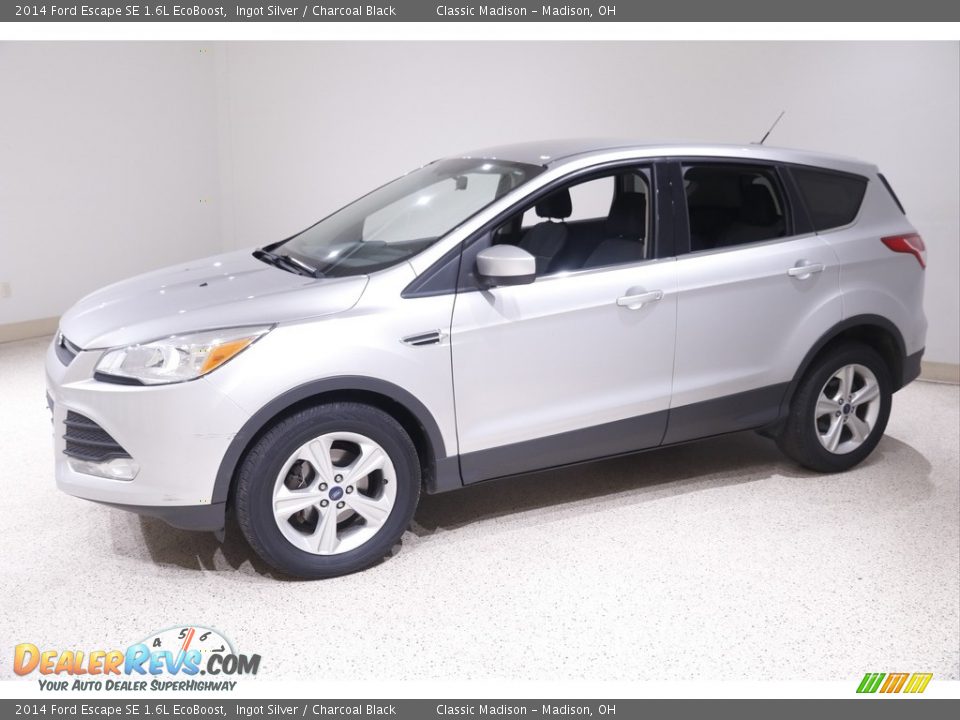 2014 Ford Escape SE 1.6L EcoBoost Ingot Silver / Charcoal Black Photo #3