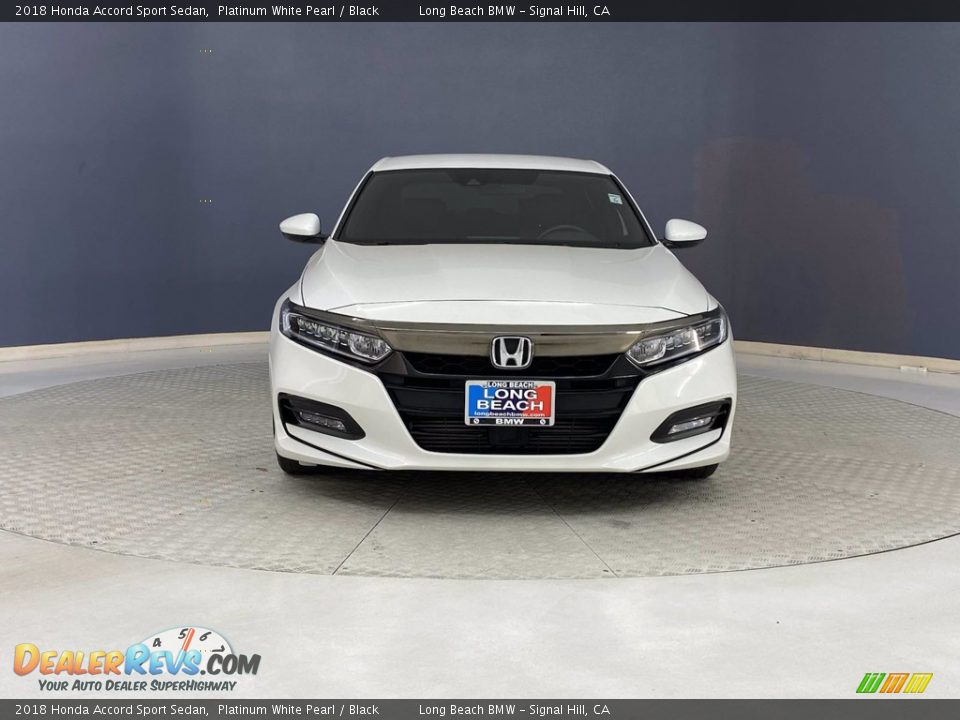 2018 Honda Accord Sport Sedan Platinum White Pearl / Black Photo #2