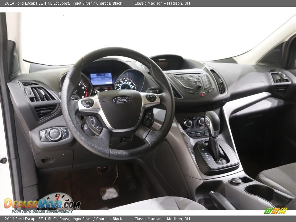 2014 Ford Escape SE 1.6L EcoBoost Ingot Silver / Charcoal Black Photo #6