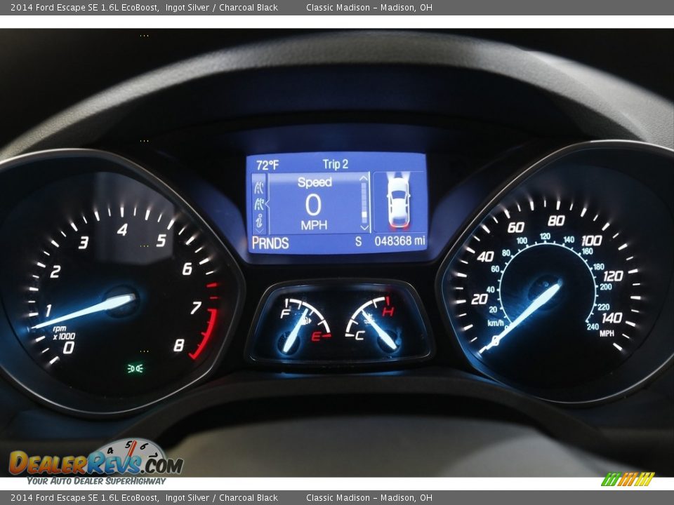 2014 Ford Escape SE 1.6L EcoBoost Ingot Silver / Charcoal Black Photo #8