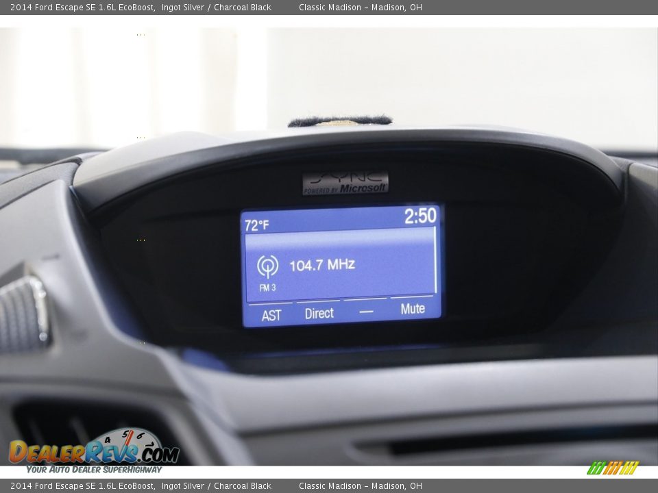 2014 Ford Escape SE 1.6L EcoBoost Ingot Silver / Charcoal Black Photo #10