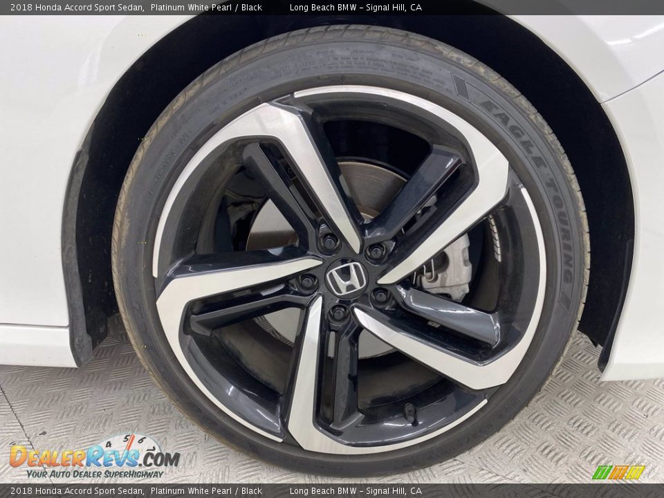 2018 Honda Accord Sport Sedan Platinum White Pearl / Black Photo #6