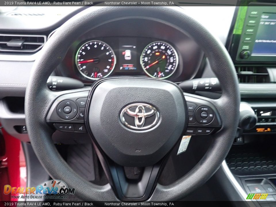 2019 Toyota RAV4 LE AWD Ruby Flare Pearl / Black Photo #26