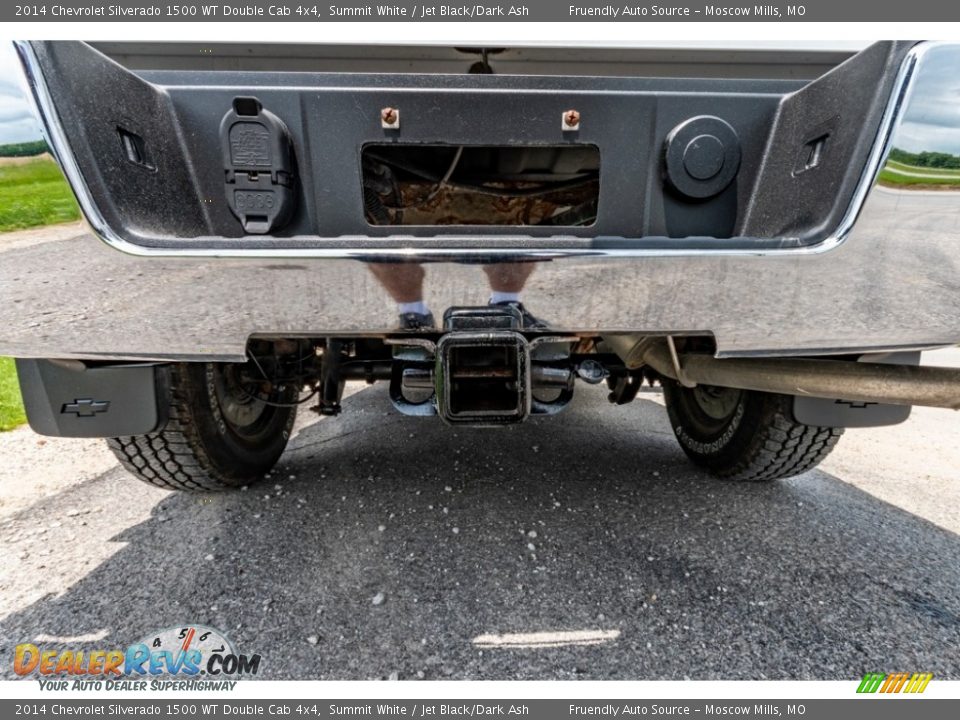 2014 Chevrolet Silverado 1500 WT Double Cab 4x4 Summit White / Jet Black/Dark Ash Photo #14