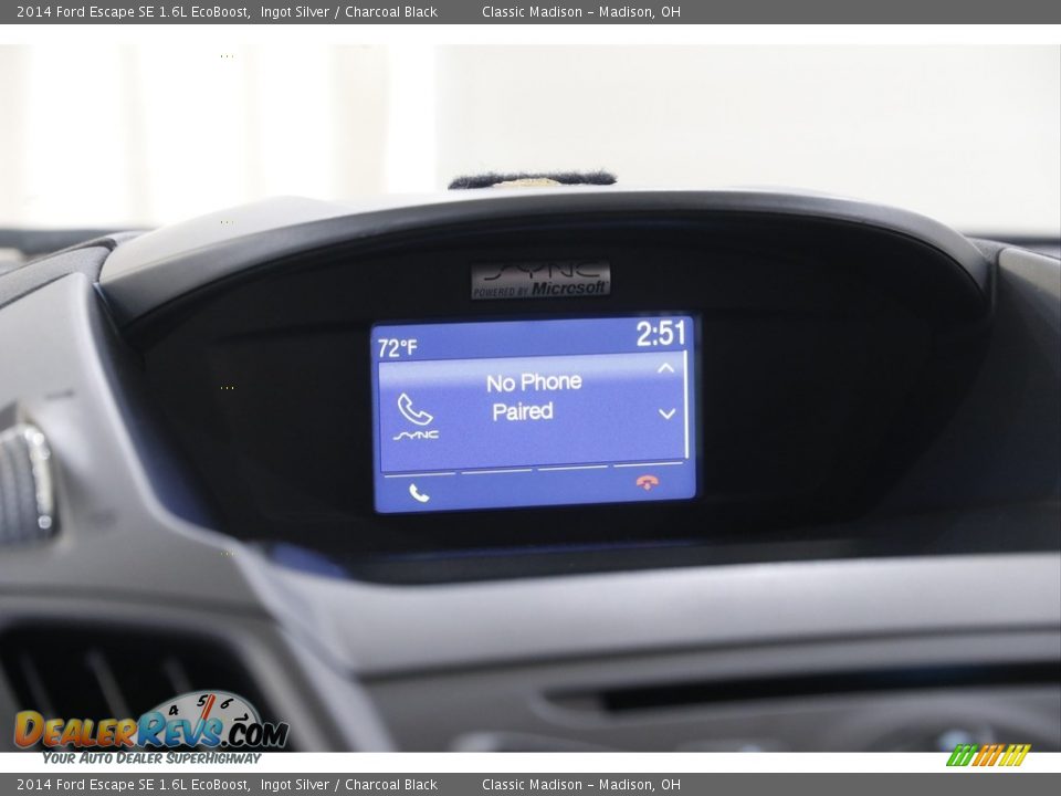 2014 Ford Escape SE 1.6L EcoBoost Ingot Silver / Charcoal Black Photo #11