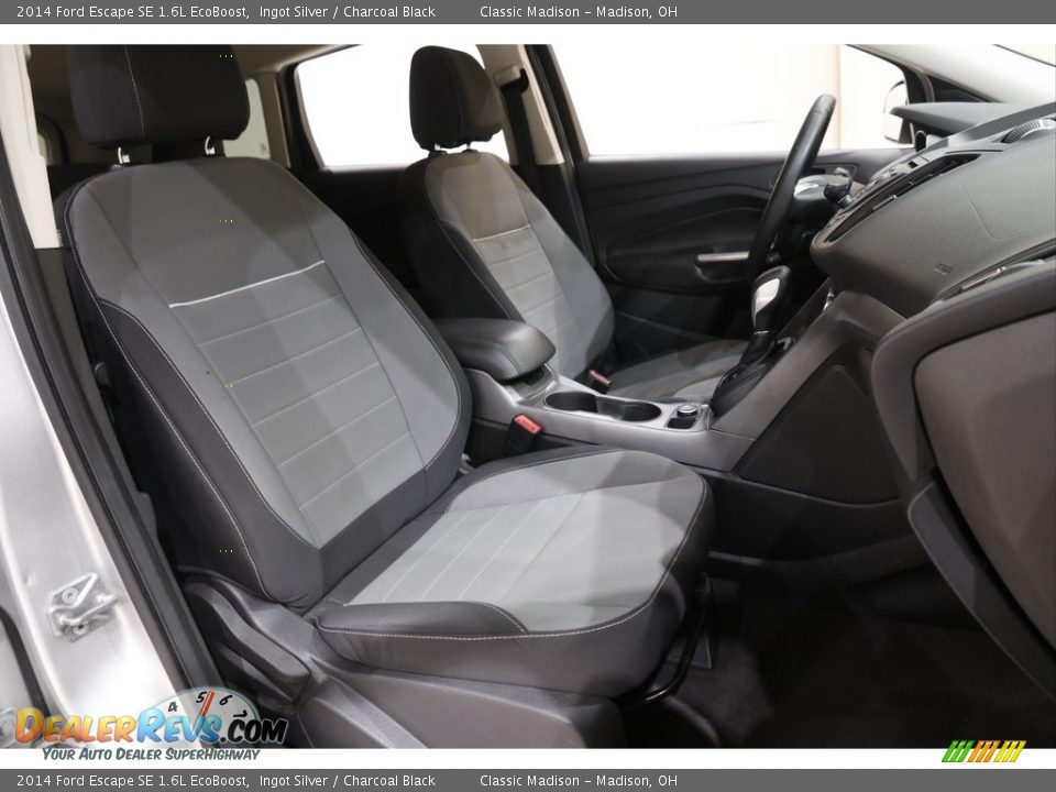 2014 Ford Escape SE 1.6L EcoBoost Ingot Silver / Charcoal Black Photo #13