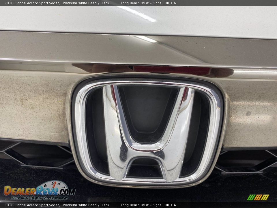 2018 Honda Accord Sport Sedan Platinum White Pearl / Black Photo #8