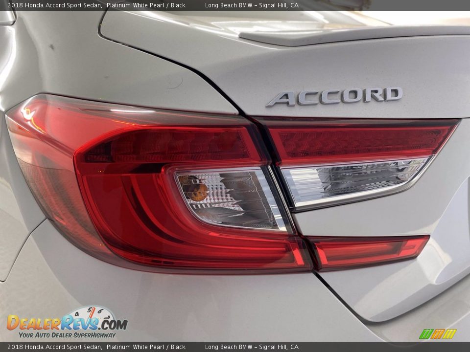 2018 Honda Accord Sport Sedan Platinum White Pearl / Black Photo #9