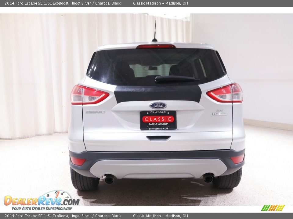 2014 Ford Escape SE 1.6L EcoBoost Ingot Silver / Charcoal Black Photo #16
