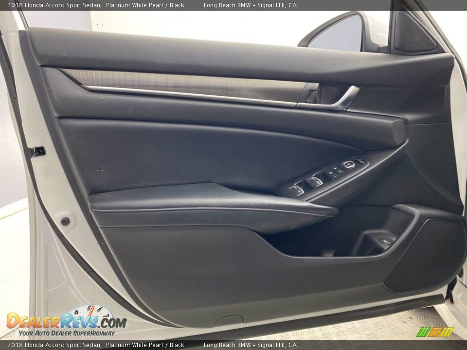 2018 Honda Accord Sport Sedan Platinum White Pearl / Black Photo #13