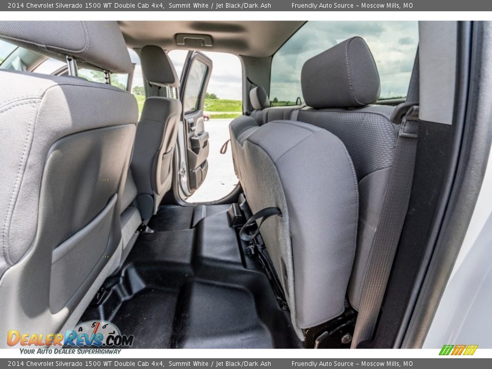 2014 Chevrolet Silverado 1500 WT Double Cab 4x4 Summit White / Jet Black/Dark Ash Photo #23